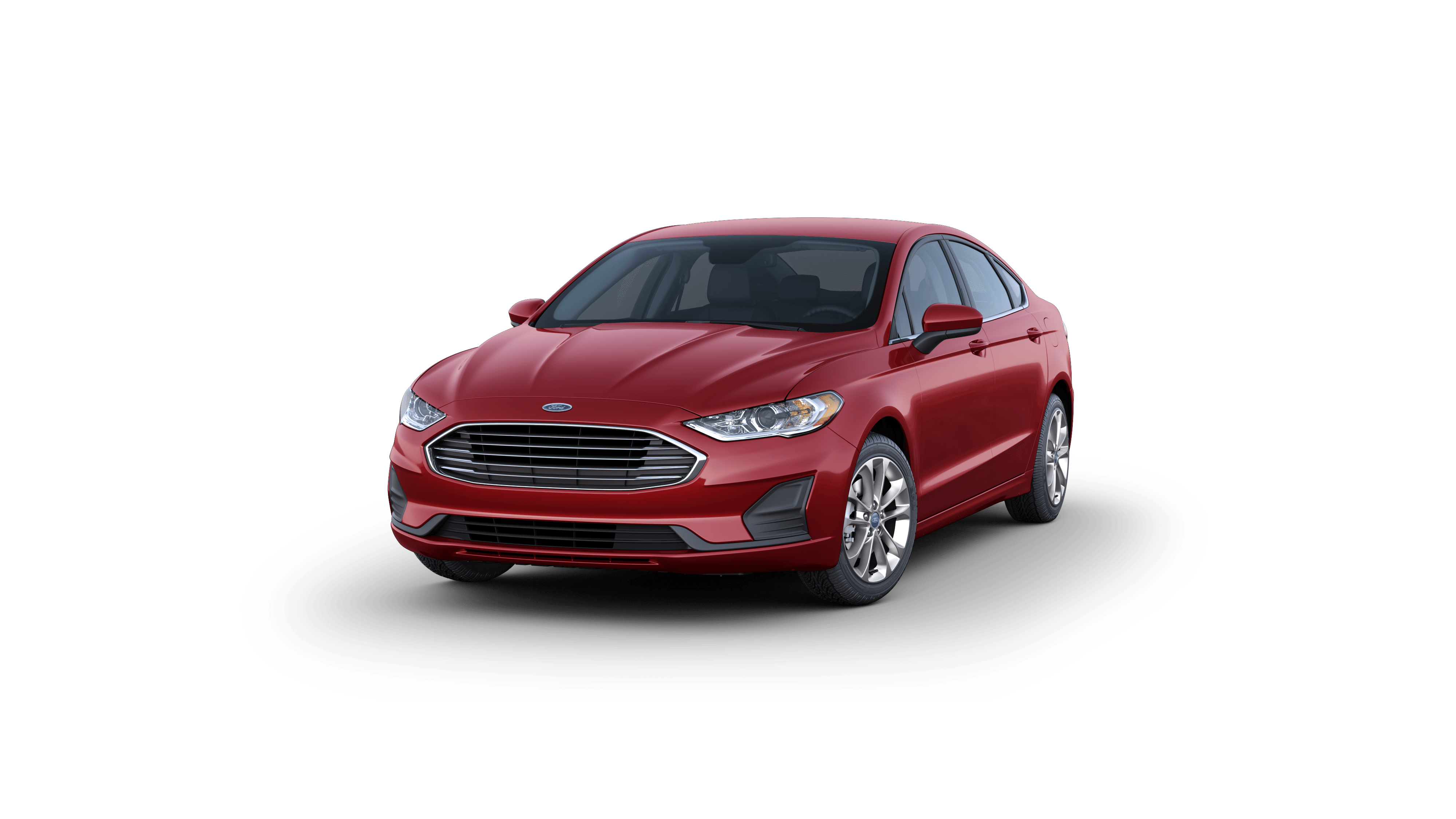 New 2020 Ford Fusion Hybrid SE FWD in Rapid Red Metallic Tinted